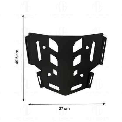 Metal Rear Luggage Rack Carrier Holder Support for Suzuki V-Strom | Durable Metal Construction for Enhanced Cargo Support-Black - Moto Genius