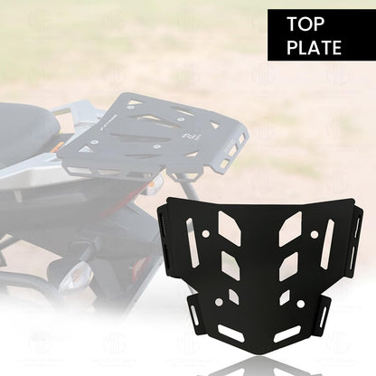 Metal Rear Luggage Rack Carrier Holder Support for Suzuki V-Strom | Durable Metal Construction for Enhanced Cargo Support-Black - Moto Genius