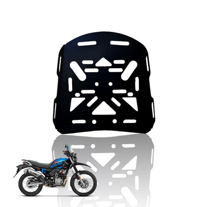 Metal Rear Luggage Rack Carrier Holder Support for Xpulse Motorbike | Durable Metal Construction for Enhanced Cargo Support-Black - Moto Genius