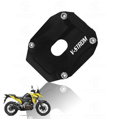 Metal Side Stand Extender Replacement for V-Storm Motorbike | Durable Finish, Easy Installation, Enhanced Stability-Black - Moto Genius