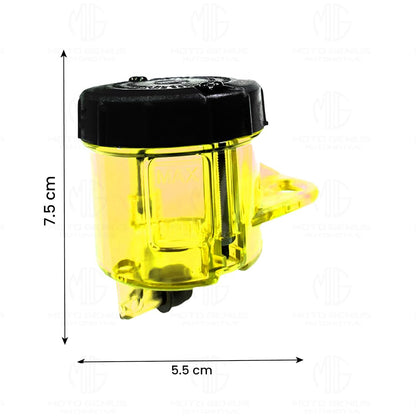 Moto GENIUSUniversal Motorcycle Front Brake Master Cylinder Oil Reservoir Tank Cup | Durable Replacement for Hydraulic Brake and Clutch Systems-Neon - Moto Genius