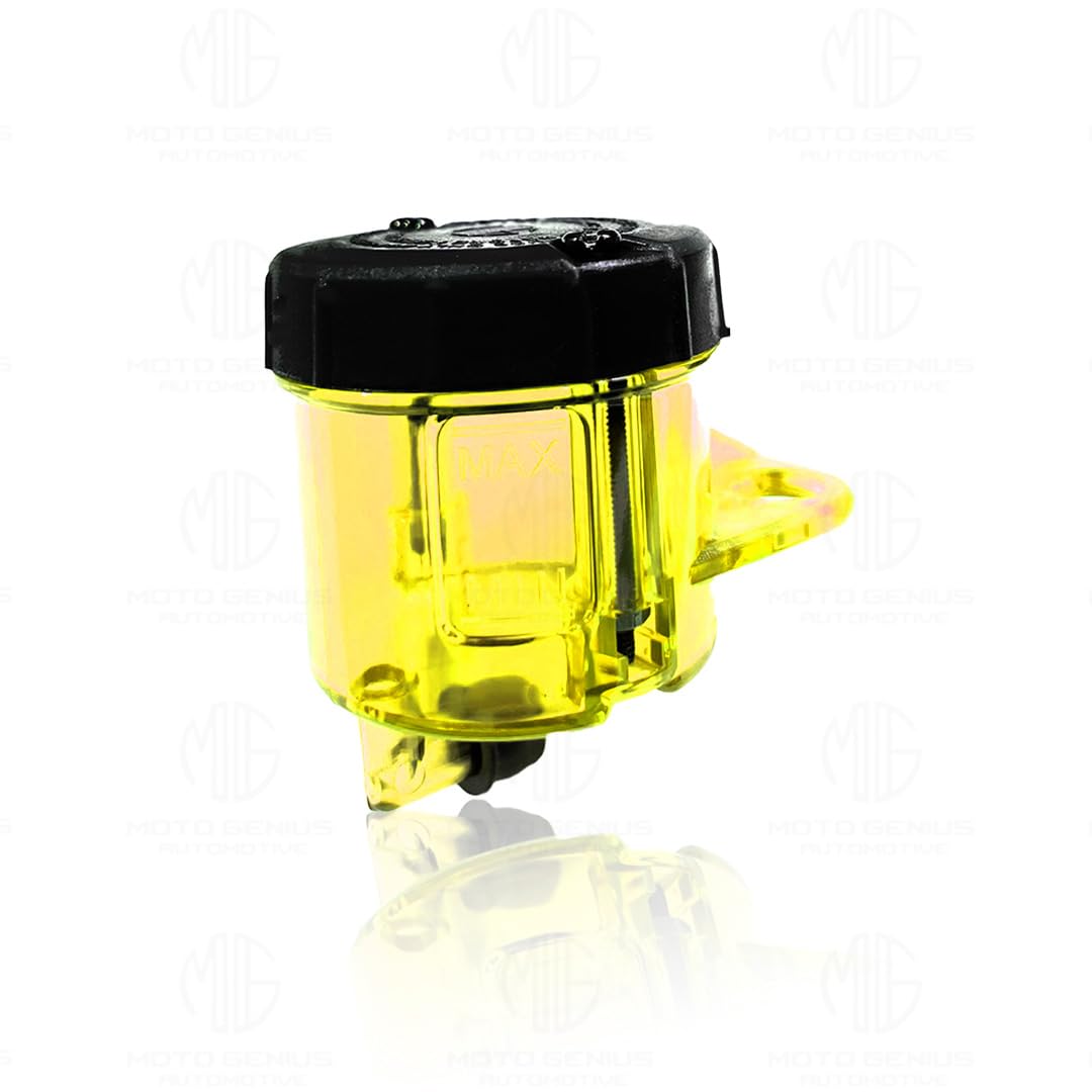 Moto GENIUSUniversal Motorcycle Front Brake Master Cylinder Oil Reservoir Tank Cup | Durable Replacement for Hydraulic Brake and Clutch Systems-Neon - Moto Genius