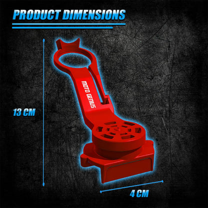 Motorcycle Chain Cleaner and Lube Applicator Tool Kit | Durable Brush for Deep Cleaning and Maintenance-Red - Moto Genius