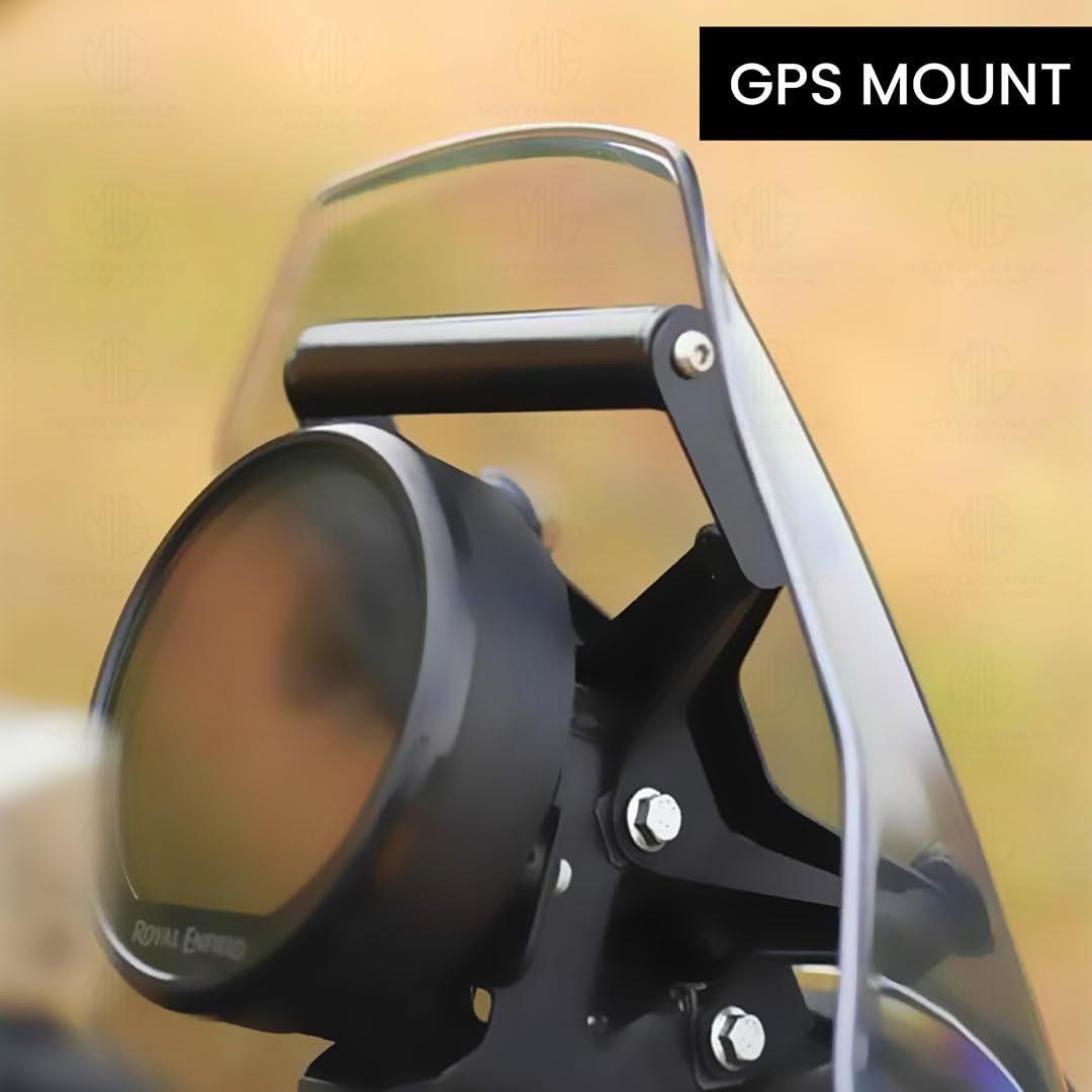 Motorcycle Smartphone GPS Mount for Himalayan 450 | Mobile Phone Holder GPS Frame Mount Himalayan Motorbike (Pack of 1) - Moto Genius