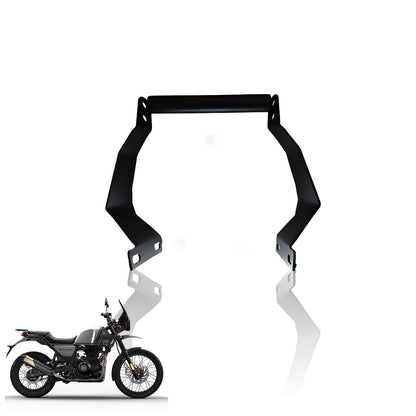 Motorcycle Smartphone GPS Mount for RE Himalayan BS3/BS4/BS6/Scram Motorbike Mobile Phone Holder GPS Frame Mount (Pack of 1) - Moto Genius