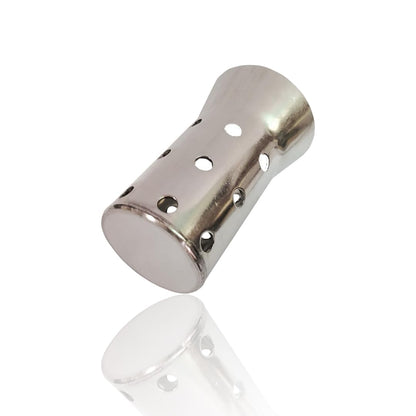 Motorcycle Stainless Steel Universal Exhaust DB Killer | 51mm Silencer Muffler for Enhanced Performance (Cylinder Shape)-Cylinder-Shape - Moto Genius
