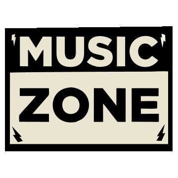 Music Zone Vinyl Sticker Waterproof Decals for Motorcycle, Helmet & Laptop | Edgy Aesthetic Stickers for Bikes and cars - Moto Genius
