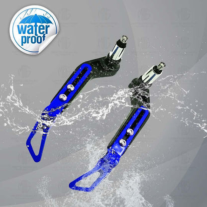 Premium Adjustable CNC Brake Clutch Lever Protector Guard for Motorcycles & Bikes – Universal Fit-Blue - Moto Genius