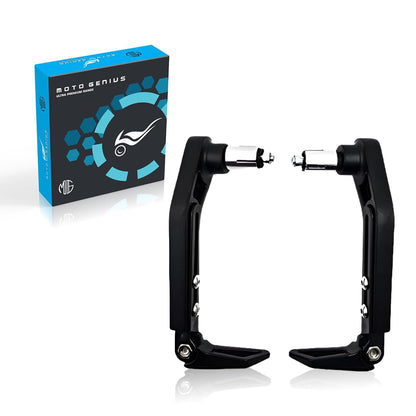 Premium Adjustable CNC Brake Clutch Lever Protector Guard for Motorcycles & Bikes – Universal Fit-Black - Moto Genius