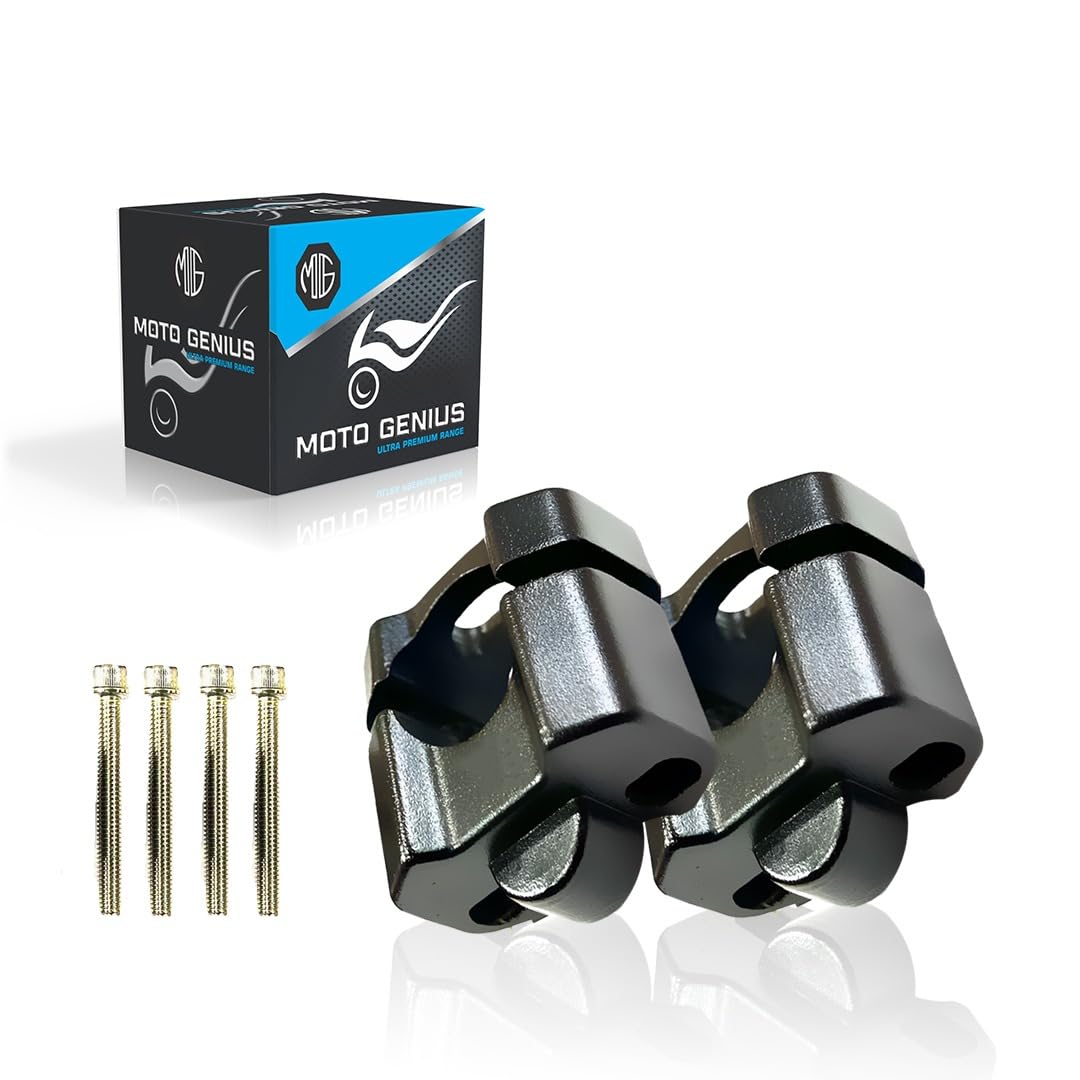 Pro Taper Universal Aluminum Motorcycle Handlebar Risers | Adjustable, Lightweight, Durable, Compatible with Universal Motorbikes - Moto Genius