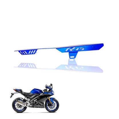 R15 V3 Bike Chain Cover - Durable and Lightweight Protector for Optimal Chain Performance | Easy Installation, Fits in R15 Model-Blue - Moto Genius