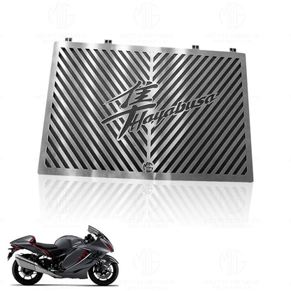 Radiator Grill Cover Guard Protector for Suzuki GSXR1300 Hayabusa 2008-2020 | Durable Steel Construction | Engine Cooling Protection | Rust-Resistant, Easy Installation - Moto Genius