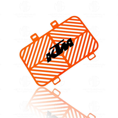 Radiator Guard for KTM Duke and RC All Model | Durable Metal Protector | Essential Accessory for Motorcycle Radiator Protection | Compatible with RC and Duke 125 200 250 390-Orange - Moto Genius