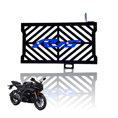 Radiator Guard for R15 V4| Durable Metal Protector |Essential Accessory for Motorcycle Radiator Protection-Blue - Moto Genius