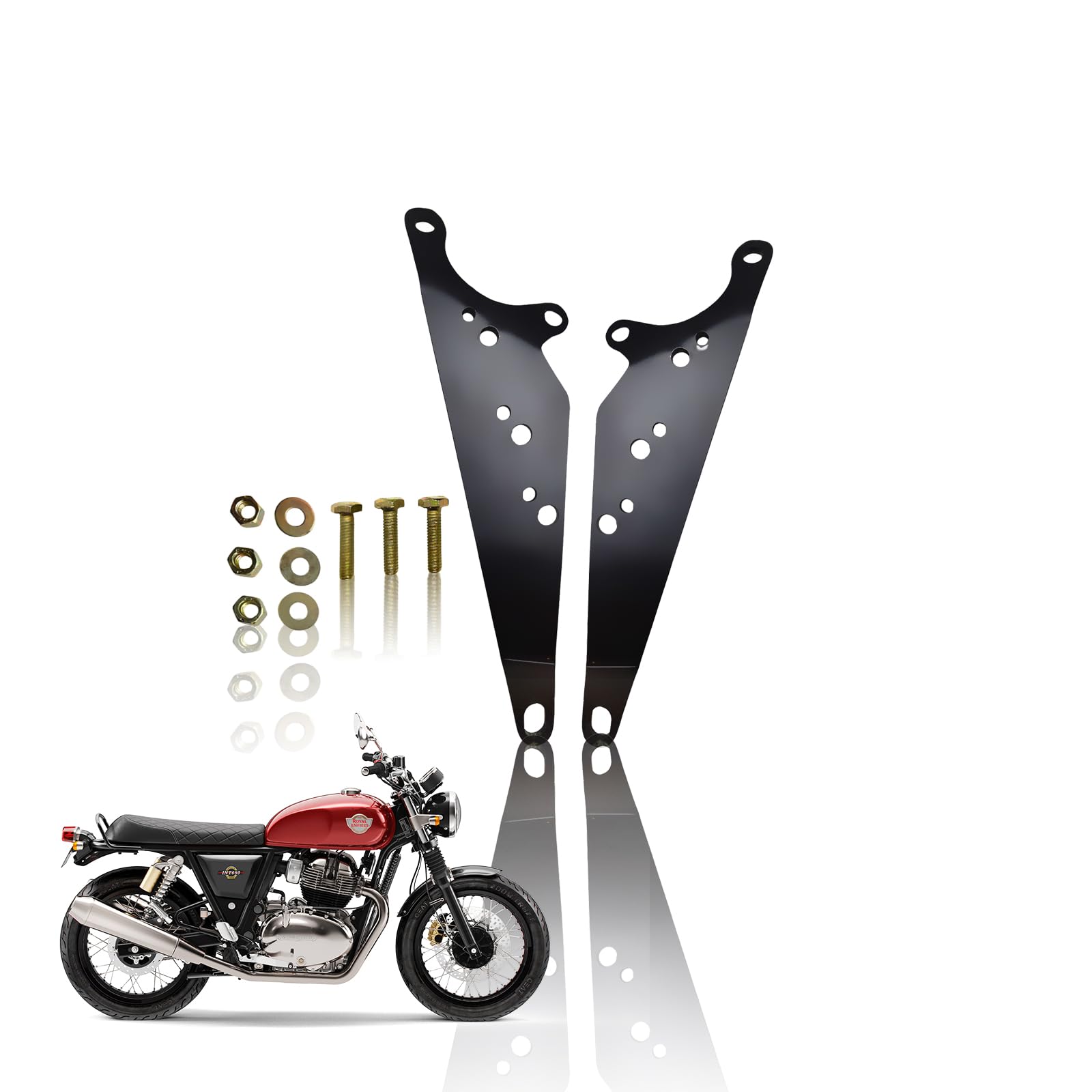 RE Interceptor Foot Rest Adjuster | |Durable and Comfortable Motorcycle Foot Rest Adjuster for Adventure Riding |Easy Installation (Right+Left) - Moto Genius