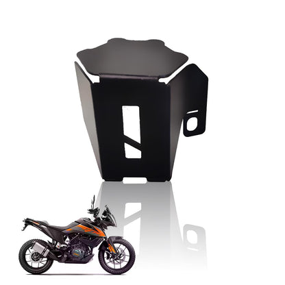Rear Brake Oil Container Guard for KTM Adventure 250/390 ( ONLY FOR GEN 1 & 2 ) Motorbike | Durable Protection and Stylish Design for Motorcycles-Black - Moto Genius