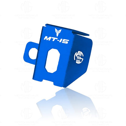 Rear Brake Oil Container Guard for MT 15 | Durable Protection and Stylish Design for Motorcycles (Pack of1)-Blue - Moto Genius