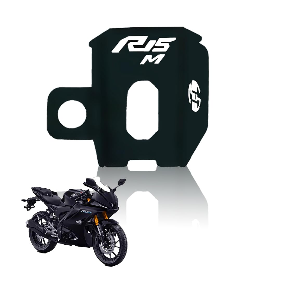 Rear Brake Oil Container Guard for R15-M | Durable Protection and Stylish Design for Motorcycles R15-M-Black - Moto Genius