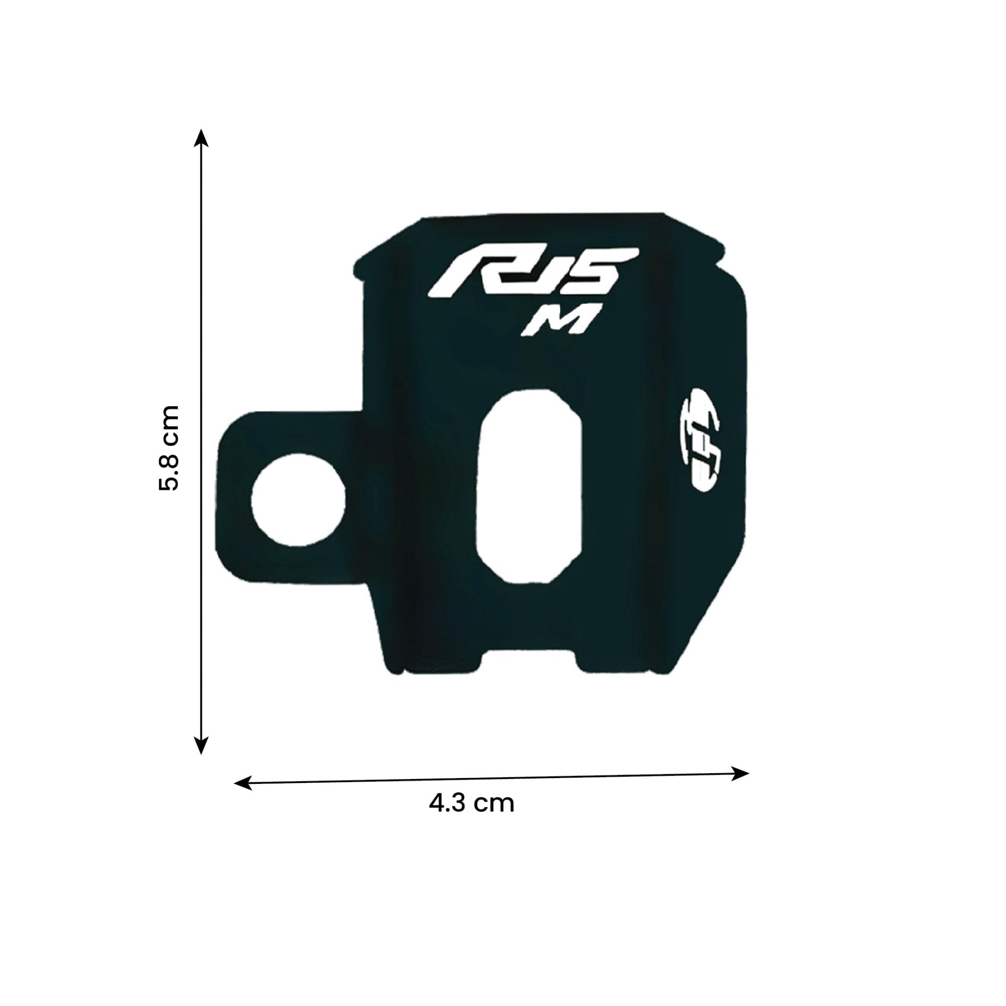 Rear Brake Oil Container Guard for R15-M | Durable Protection and Stylish Design for Motorcycles R15-M-Black - Moto Genius