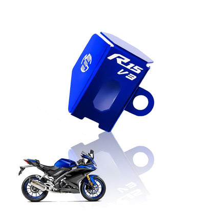 Rear Brake Oil Container Guard for R15 V3 – Durable Protection & Stylish Design for Motorcycles-Blue - Moto Genius