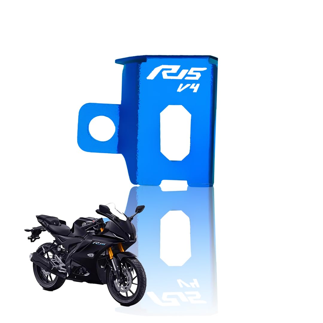 Rear Brake Oil Container Guard for R15 V4 | Durable Protection and Stylish Design for Motorcycles R15-V4-Blue - Moto Genius