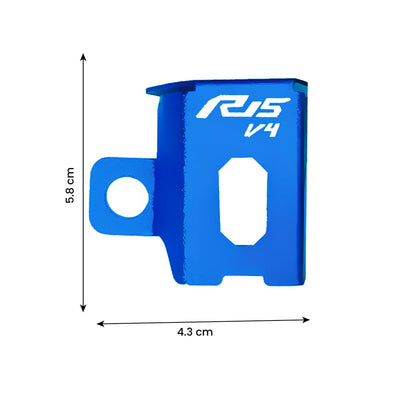 Rear Brake Oil Container Guard for R15 V4 | Durable Protection and Stylish Design for Motorcycles R15-V4-Blue - Moto Genius