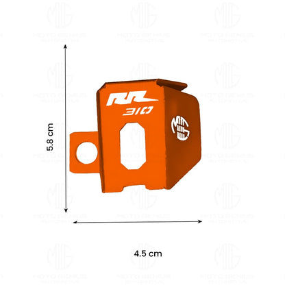 Rear Brake Oil Container Guard for RR310 Motorbike | Durable Protection and Stylish Design for Motorcycles-Gold - Moto Genius