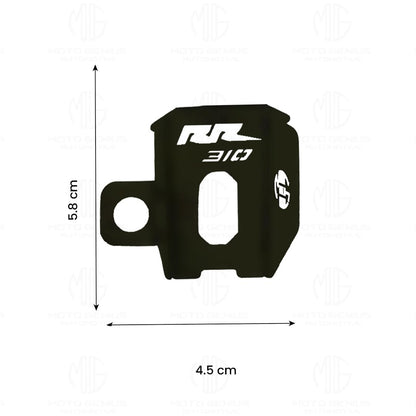 Rear Brake Oil Container Guard for RR310 Motorbike | Durable Protection and Stylish Design for Motorcycles-Black - Moto Genius