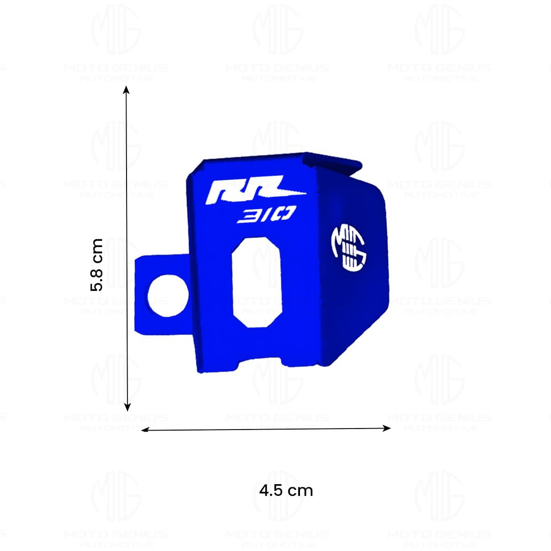 Rear Brake Oil Container Guard for RR310 Motorbike | Durable Protection and Stylish Design for Motorcycles-Blue - Moto Genius