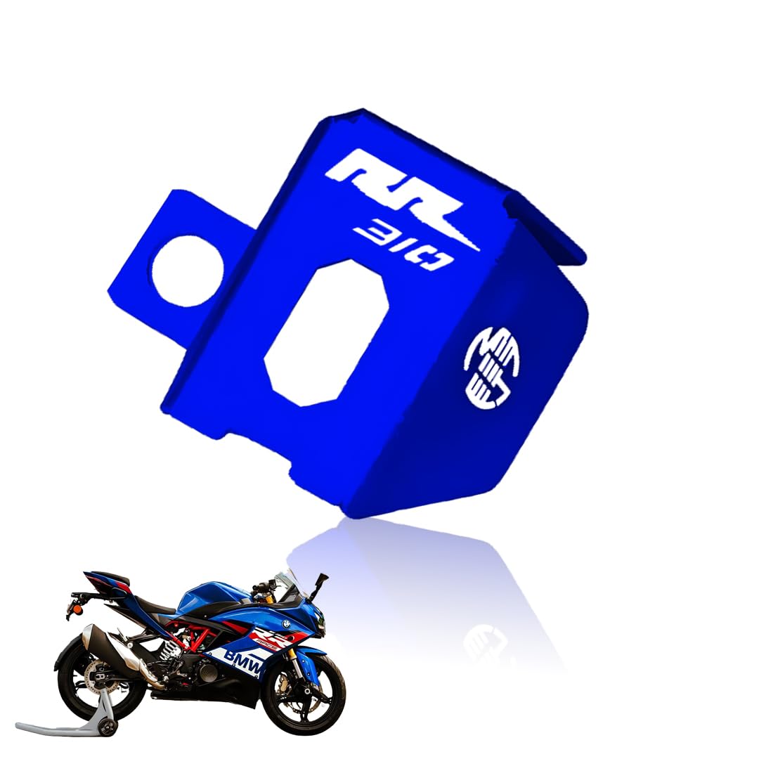 Rear Brake Oil Container Guard for RR310 Motorbike | Durable Protection and Stylish Design for Motorcycles-Blue - Moto Genius