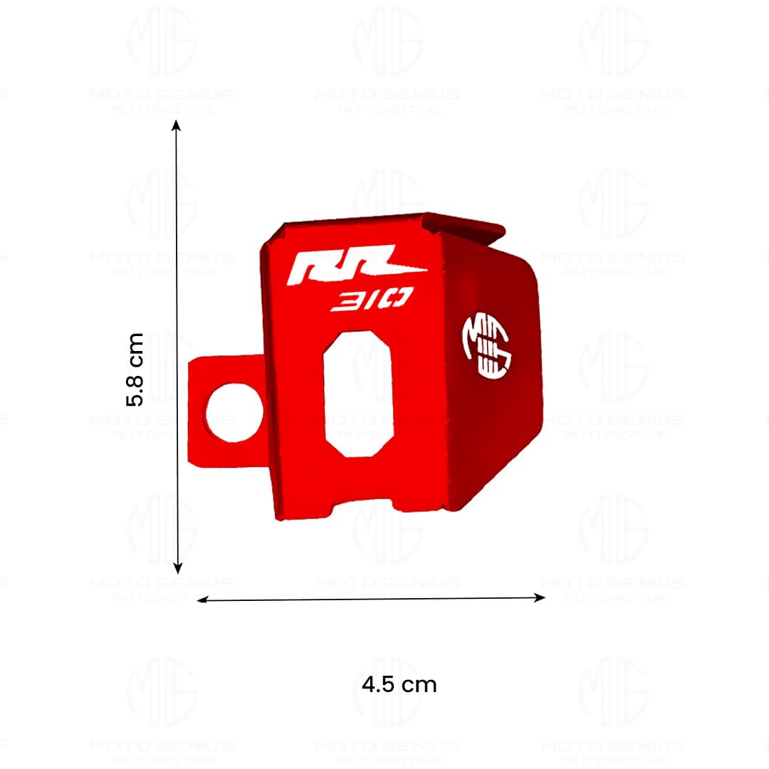 Rear Brake Oil Container Guard for RR310 Motorbike | Durable Protection and Stylish Design for Motorcycles-Gold - Moto Genius