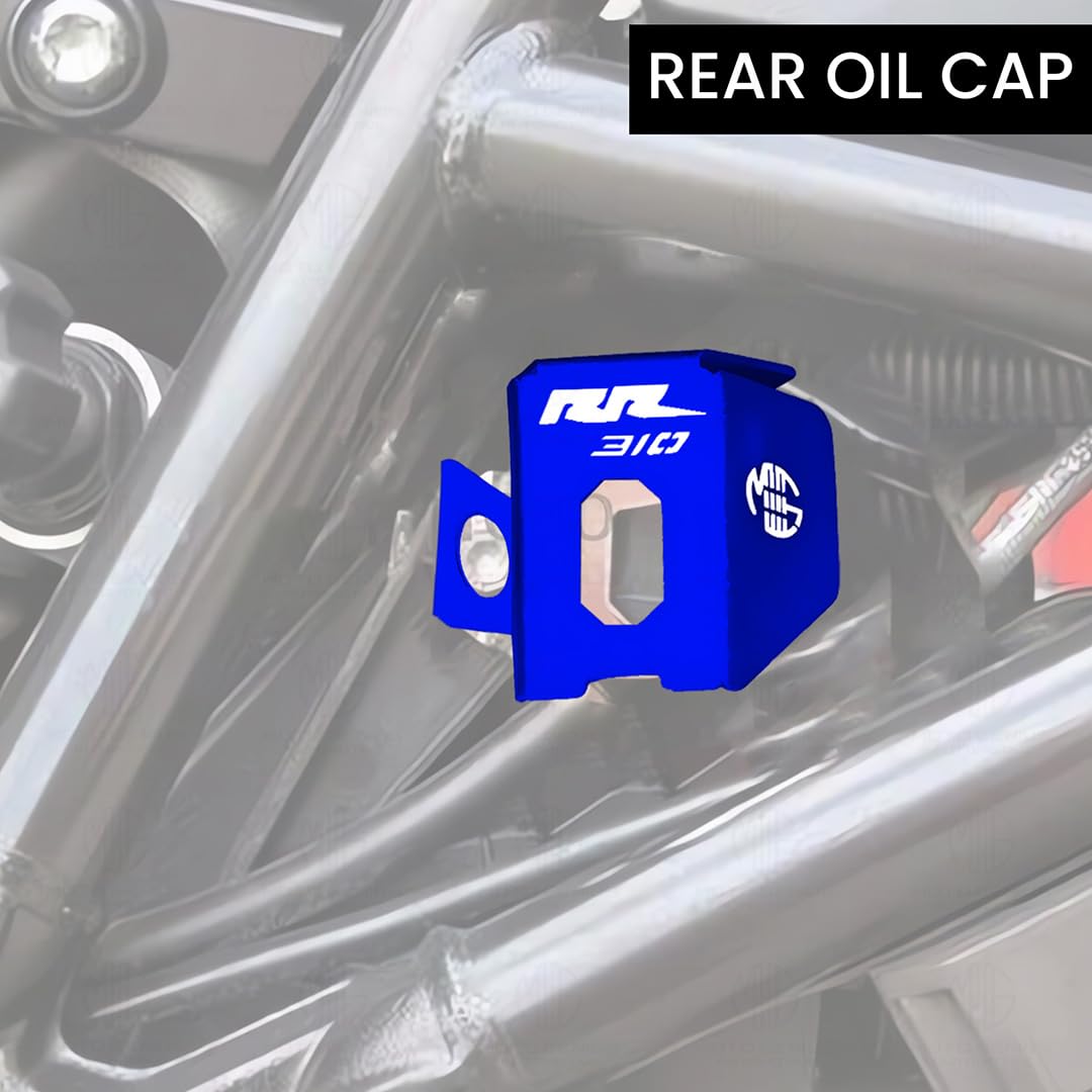 Rear Brake Oil Container Guard for RR310 Motorbike | Durable Protection and Stylish Design for Motorcycles-Blue - Moto Genius