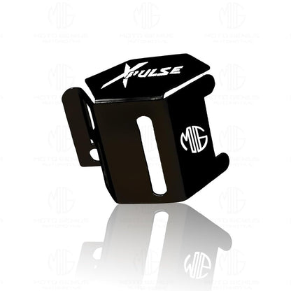 Rear Brake Oil Container Guard for Xpulse Motorbike | Durable Protection and Stylish Design for Motorcycles-Black - Moto Genius