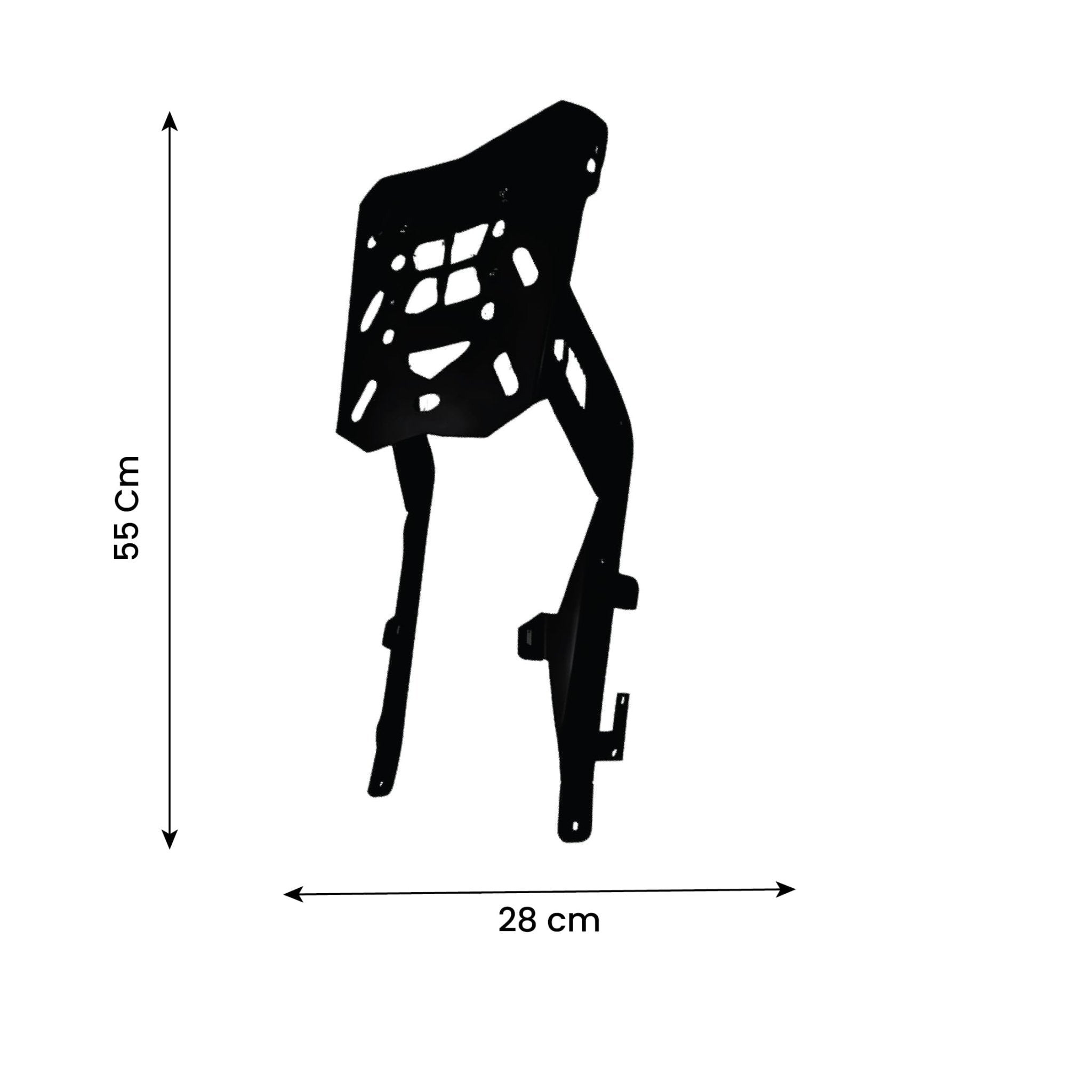 Rear Luggage Rack for CB350 | Durable Expedition Luggage Carrier | Heavy-Duty Rear Rack-Black - Moto Genius