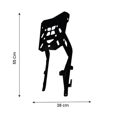 Rear Luggage Rack for CB350 | Durable Expedition Luggage Carrier | Heavy-Duty Rear Rack-Black - Moto Genius
