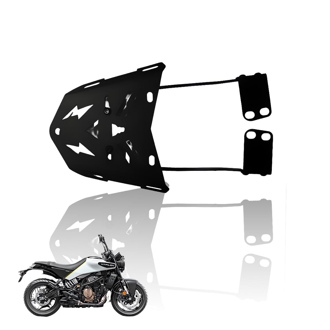 Rear Luggage Rack for Husqvarna Motorbike | Durable Expedition Luggage Carrier | Heavy-Duty Rear Rack-Black - Moto Genius