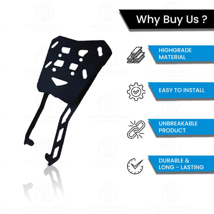 Rear Luggage Rack for KTM Adventure 390/250 ( not for GEN3 ) | Durable Expedition Luggage Carrier | Heavy-Duty Rear Rack-Black - Moto Genius