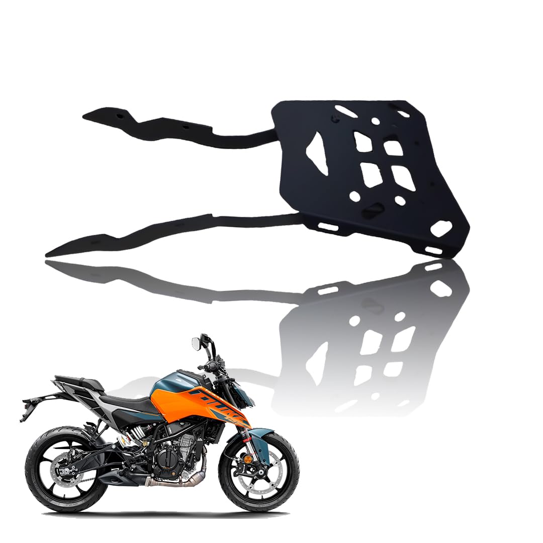 Rear Luggage Rack for KTM Duke ( not for GEN3 ) | Durable Expedition Luggage Carrier | Heavy-Duty Rear Rack (Duke 125/200/250/390)-Black - Moto Genius