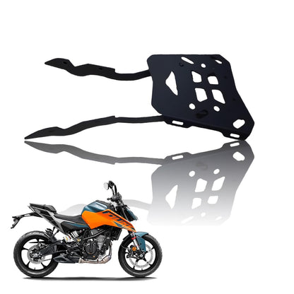 Rear Luggage Rack for KTM Duke ( not for GEN3 ) | Durable Expedition Luggage Carrier | Heavy-Duty Rear Rack (Duke 125/200/250/390)-Black - Moto Genius