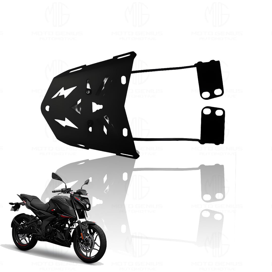 Rear Luggage Rack for Pulsar Motorbike | Durable Expedition Luggage Carrier | Heavy-Duty Rear Rack-Black - Moto Genius