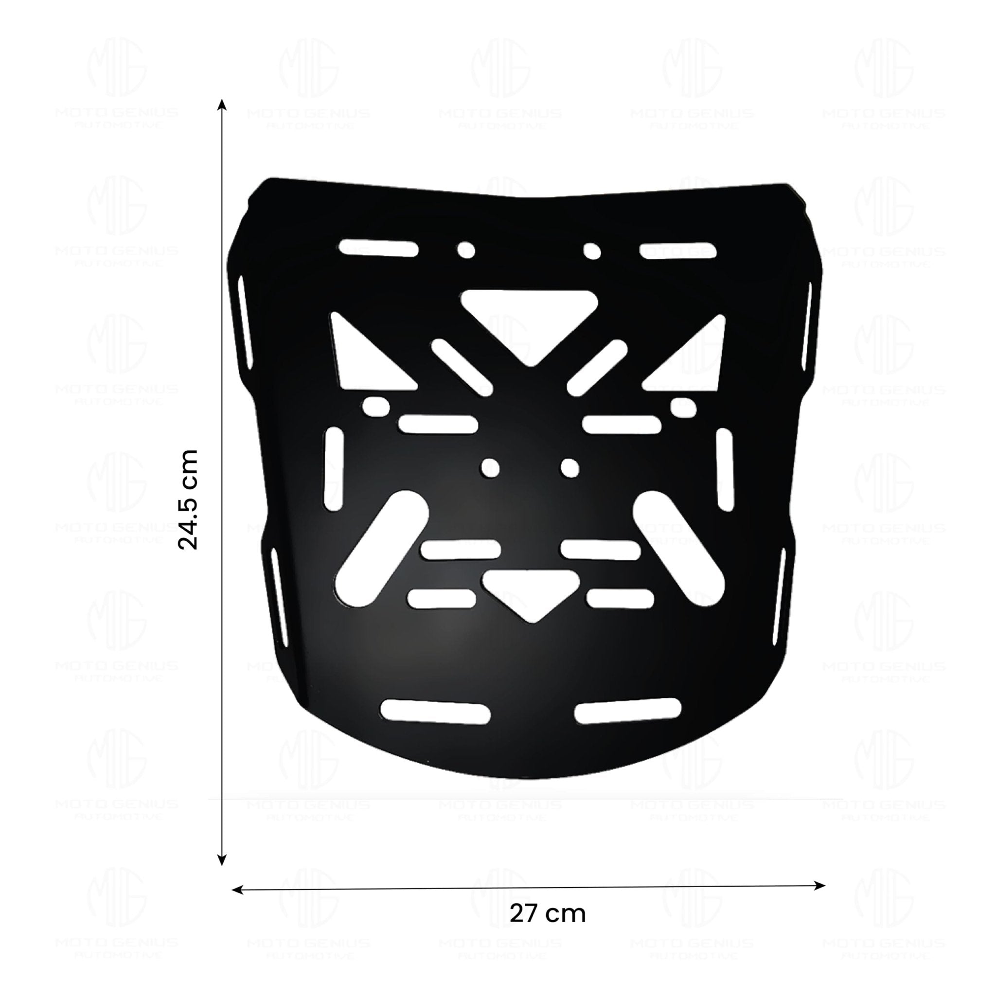 Rear Luggage Rack for RE Himalayan BS3/BS4/BS6/Scram Motorbike | Durable Expedition Luggage Carrier | Heavy-Duty Rear Rack for Himalayan Motorbike - Moto Genius