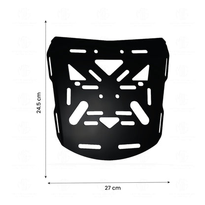 Rear Luggage Rack for RE Himalayan BS3/BS4/BS6/Scram Motorbike | Durable Expedition Luggage Carrier | Heavy-Duty Rear Rack for Himalayan Motorbike - Moto Genius