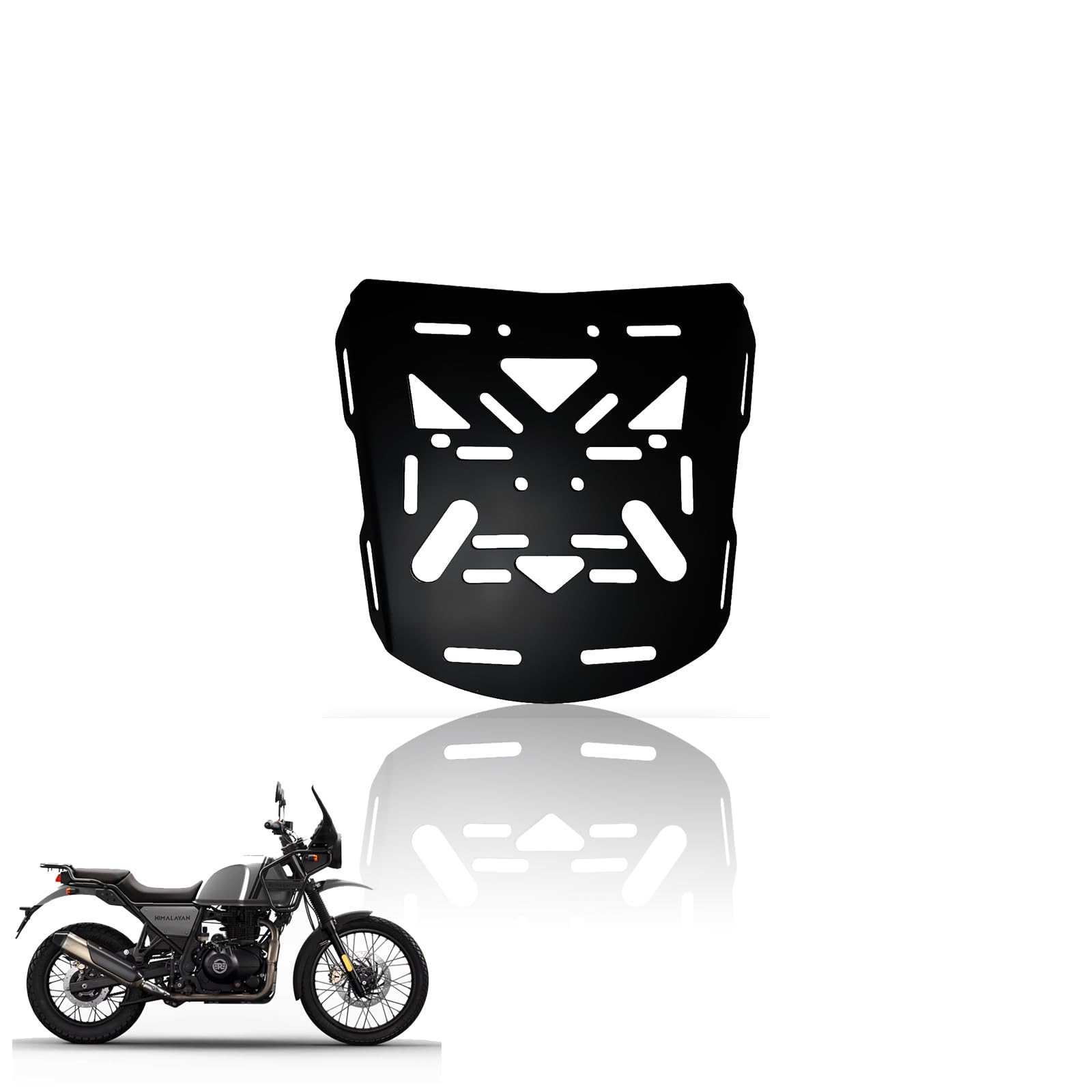 Rear Luggage Rack for RE Himalayan BS3/BS4/BS6/Scram Motorbike | Durable Expedition Luggage Carrier | Heavy-Duty Rear Rack for Himalayan Motorbike - Moto Genius
