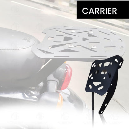 Rear Luggage Rack for RE Reborn | Durable Expedition Luggage Carrier | Heavy-Duty Rear Rack for Reborn - Moto Genius