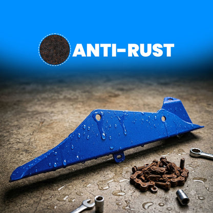 RR310 Chain Cover Aluminium | Lightweight & Durable Motorcycle Chain Guard Protector | Compatible with RR 310 | Easy Installation Spare Part (Red)-Blue - Moto Genius