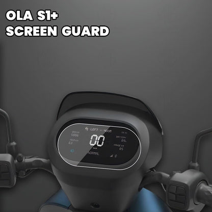 Screen Guard for Ola S1X Plus EV Scooter | Transparent, Anti Scratch, Anti-Fingerprint, Bubble Free Protector for Instrument Cluster Display-Transparent - Moto Genius