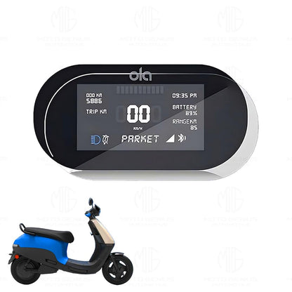 Screen Guard for Ola S1X Plus EV Scooter | Transparent, Anti Scratch, Anti-Fingerprint, Bubble Free Protector for Instrument Cluster Display-Transparent - Moto Genius
