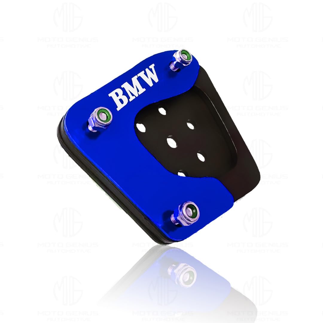 Side Stand Extender for G310GS Motorbike | Heavy Duty Parking Support and Stability Enhancer-Blue - Moto Genius