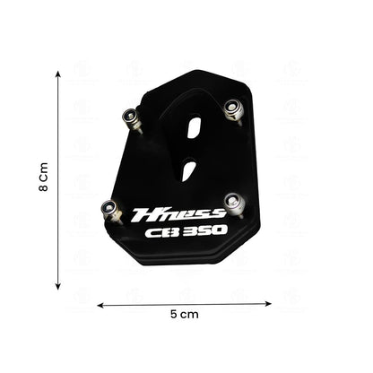 Side Stand Extender for Honda Hnees CB 350 | Heavy Duty Parking Support and Stability Enhancer-Black - Moto Genius