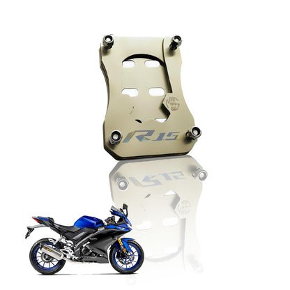 Side Stand Extender for R15 V3 | Heavy Duty Parking Support and Stability Enhancer-Silver - Moto Genius